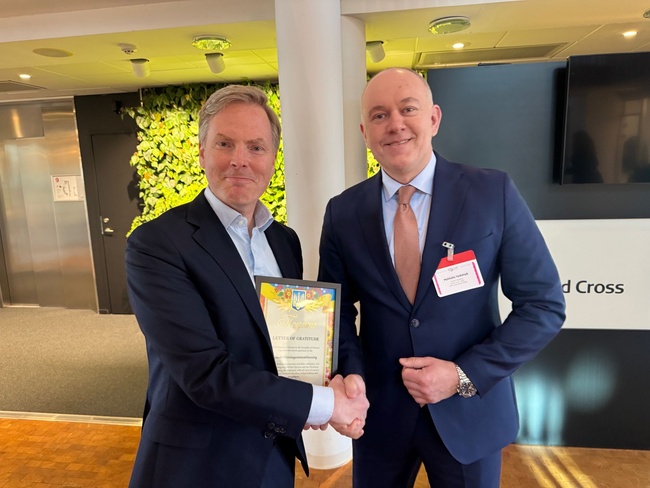 Paf recibe el agradecimiento de Ucrania por su apoyo solidario