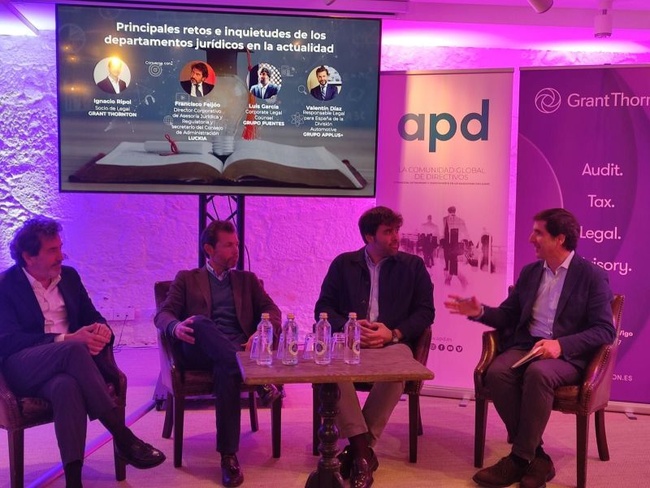 Francisco Feijoo participa en el I Club Legal de APD y Grant Thornton en representación de Luckia