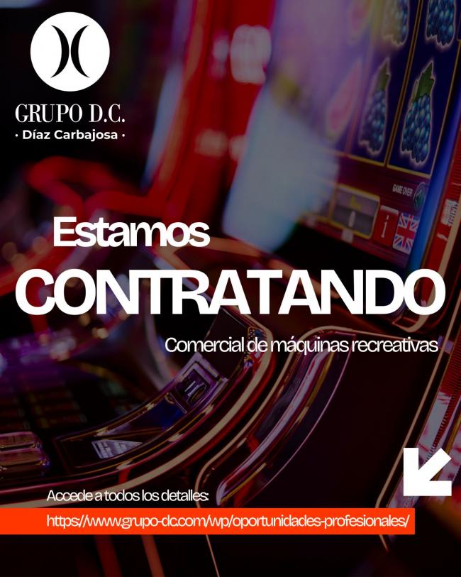 Grupo Díaz Carbajosa abre vacantes comerciales para máquinas recreativas en Gijón y Oviedo