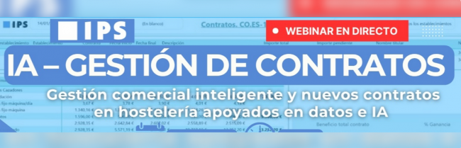 Hoy a las 12:00: última llamada de IPS para su webinar sobre contratos en hostelería con IA
