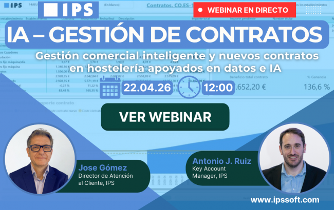IPS lanza un webinar para analizar y optimizar contratos en hostelería