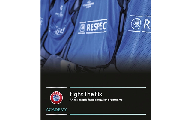 UEFA Fight The Fix 2026: programa anti-amaño en octubre