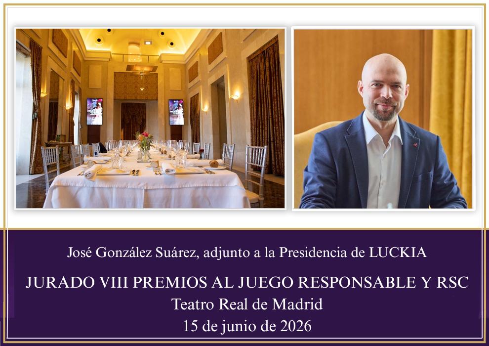 Luckia suma a José González Suárez al jurado de los Premios al Juego Responsable y RSC