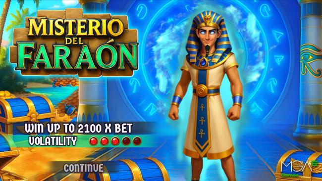 MGA Games lanza Misterio del Faraón con Super Respin en España