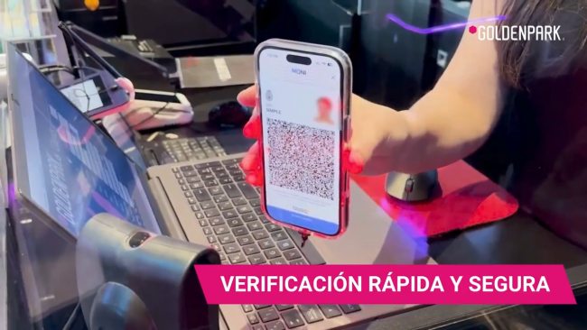 MGA integra el DNI digital como método de acceso en salas GoldenPark