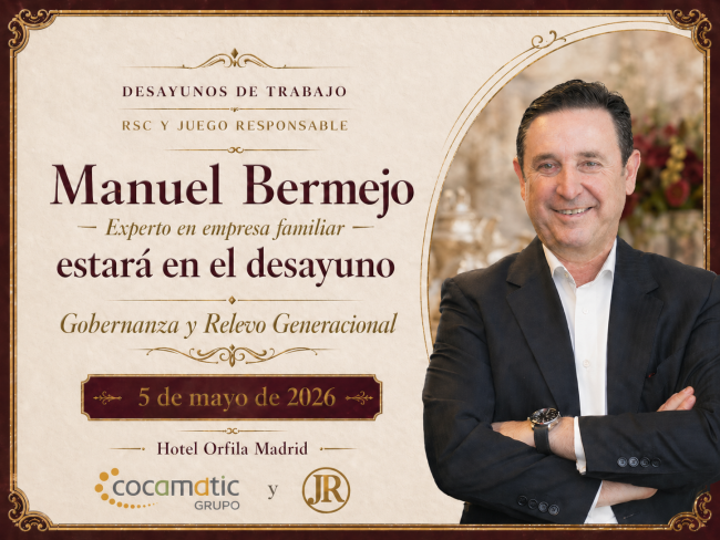 Manuel Bermejo se suma al desayuno sobre Gobernanza y Relevo Generacional
