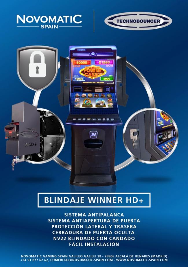 NOVOMATIC Spain refuerza la seguridad en hostelería con el blindaje Technobouncer