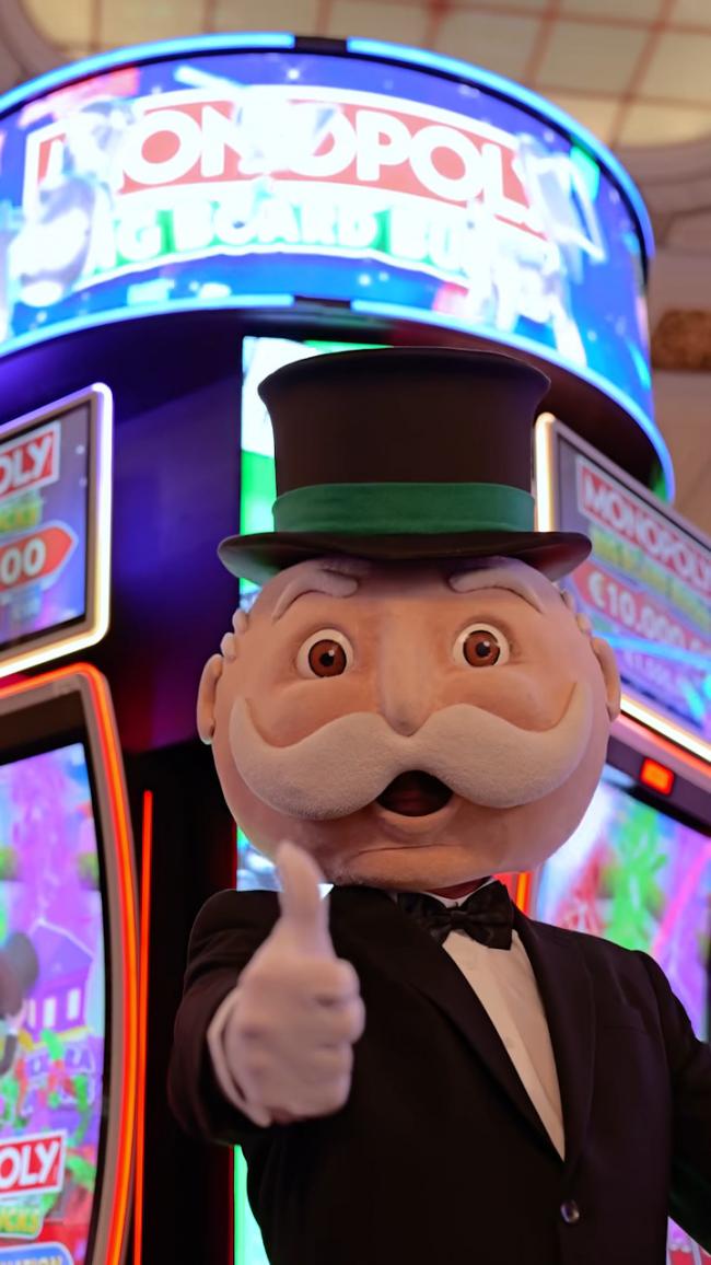 PUBLICAMOS EL VÍDEO: ASÍ FUE EL ESPECTACULAR ESTRENO DE MONOPOLY BIG BOARD BUCKs DE ARISTOCRAT EN EL CASINO DE MONTE-CARLO