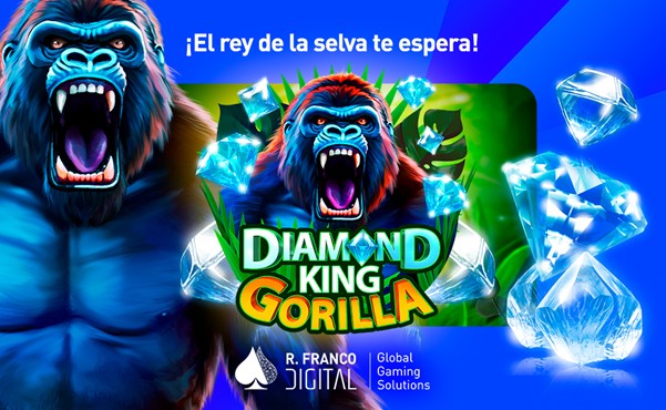 R. Franco Digital lanza Diamond King Gorilla con jackpots de hasta 1.000x la apuesta