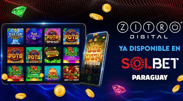 Zitro Digital se alía con Solbet y refuerza su expansión en Paraguay
