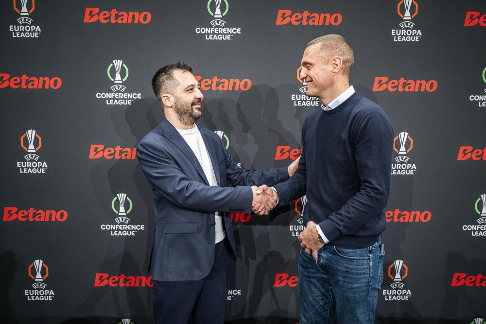Betano lleva a Sofía los trofeos de la UEFA Europa League y la UEFA Conference League 