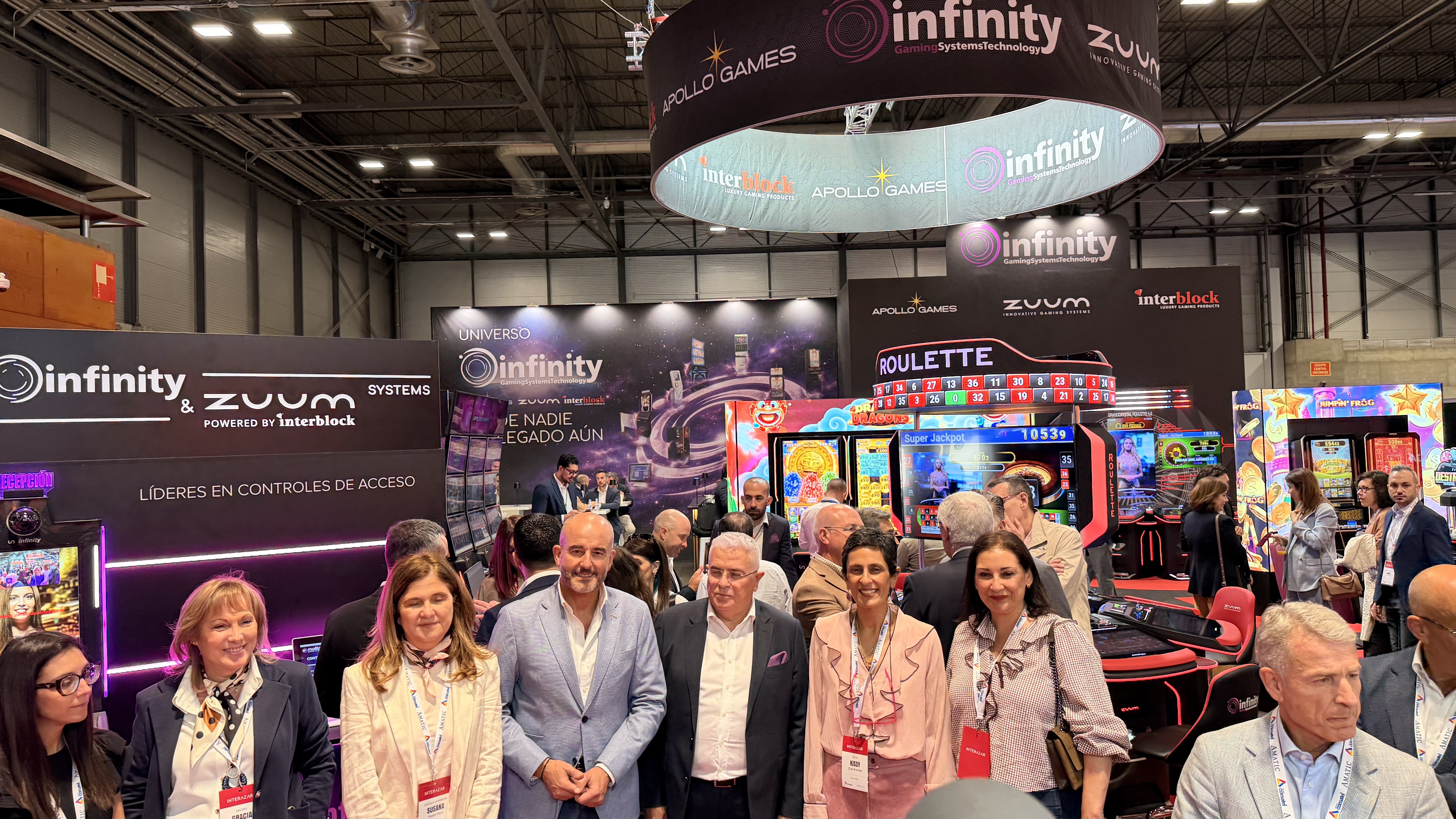 INFINITY GAMING acelera en INTERAZAR 2026 con un catálogo exclusivo para hacer crecer los establecimientos de juego
FOTOS