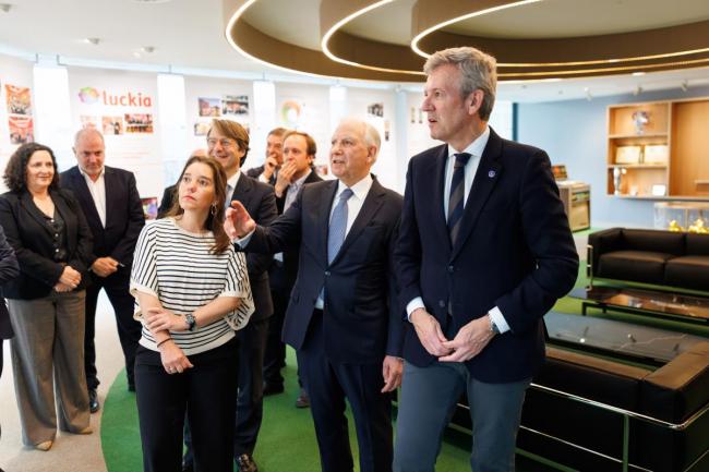 Inés Rey destaca a Luckia como referente empresarial de A Coruña y generador de empleo estable