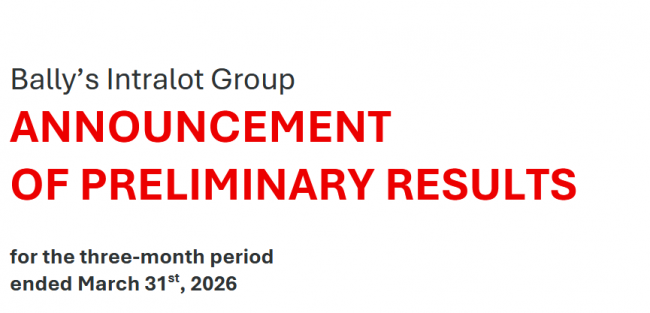  Bally’s Intralot alcanza 268,1 millones de euros en ingresos en el primer trimestre de 2026