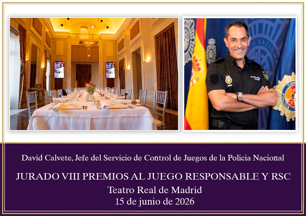  David Calvete, imprescindible en el jurado de los VIII Premios al Juego Responsable y RSC