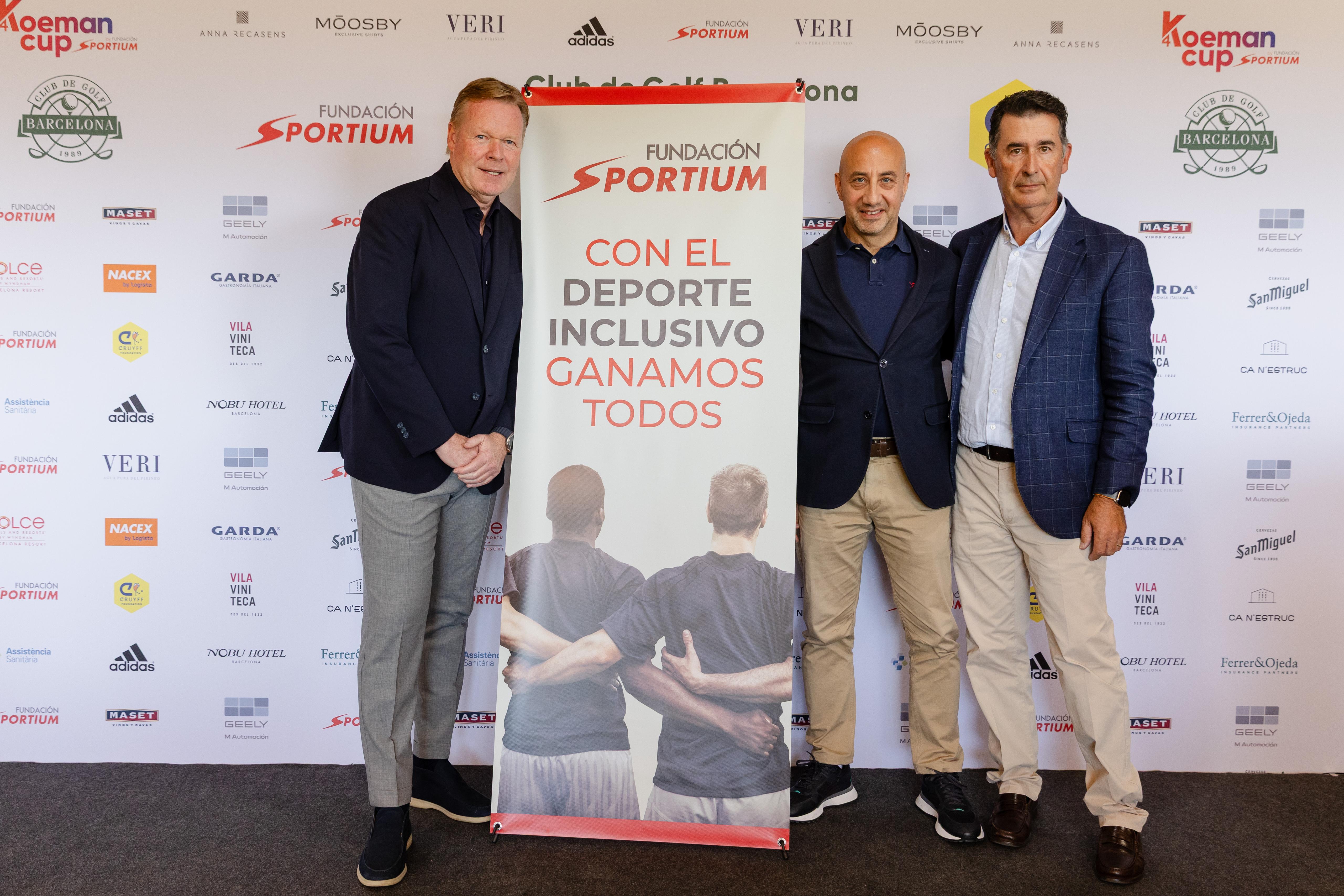 La Koeman Cup by Fundación Sportium reunirá a grandes figuras del deporte por la Fundación Cruyff