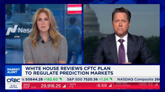 Bill Miller (AGA) analiza los mercados de predicción en la CNBC
