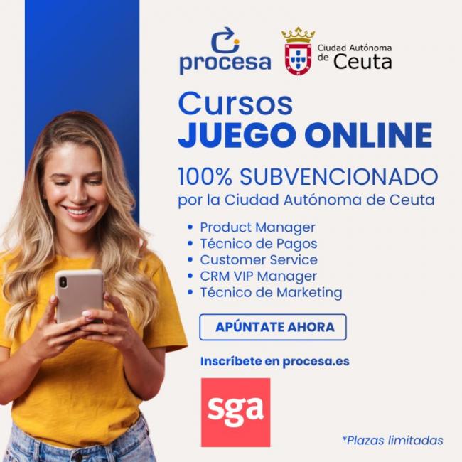 Ceuta abre 60 plazas de formación en sector del juego online