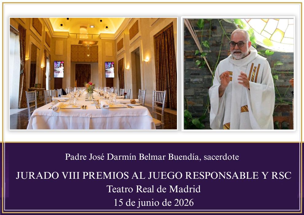 El Padre Darmín se incorpora al Jurado de los VIII Premios al Juego Responsable y RSC