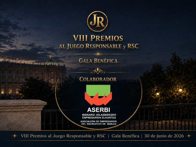 ASERBI colabora en la VIII edición de los Premios al Juego Responsable