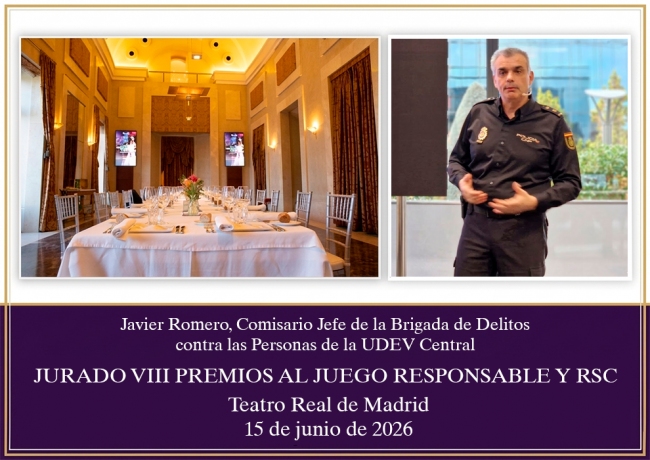 Javier Romero (UDEV) se une al jurado de los Premios Juego Responsable