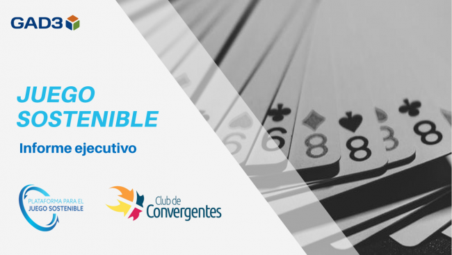 Claves del informe ejecutivo de GAD3 y Juego Sostenible