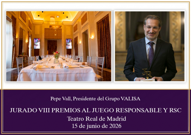 Pepe Vall se une al jurado de los VIII Premios al Juego Responsable
