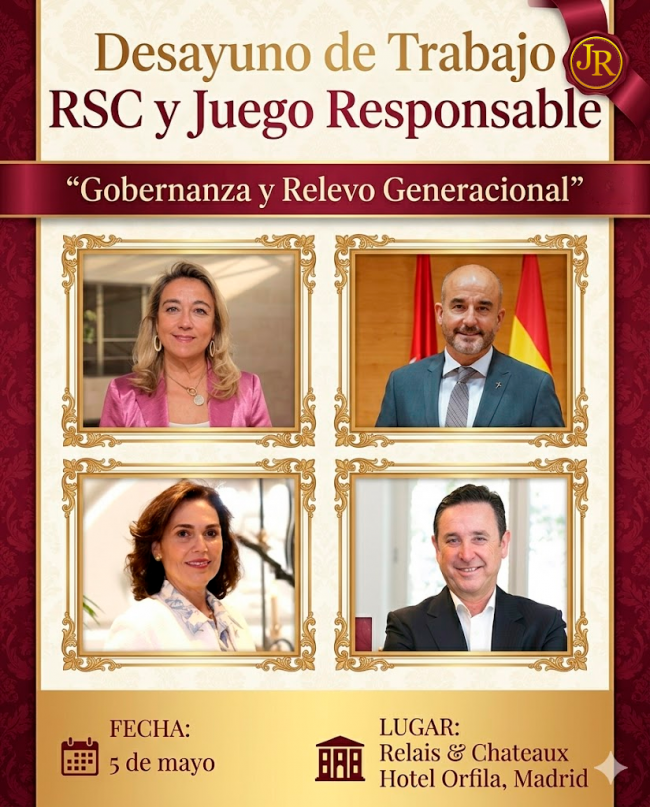 Ponentes del Desayuno de RSC y Juego Responsable en Madrid sobre gobernanza y relevo generacional