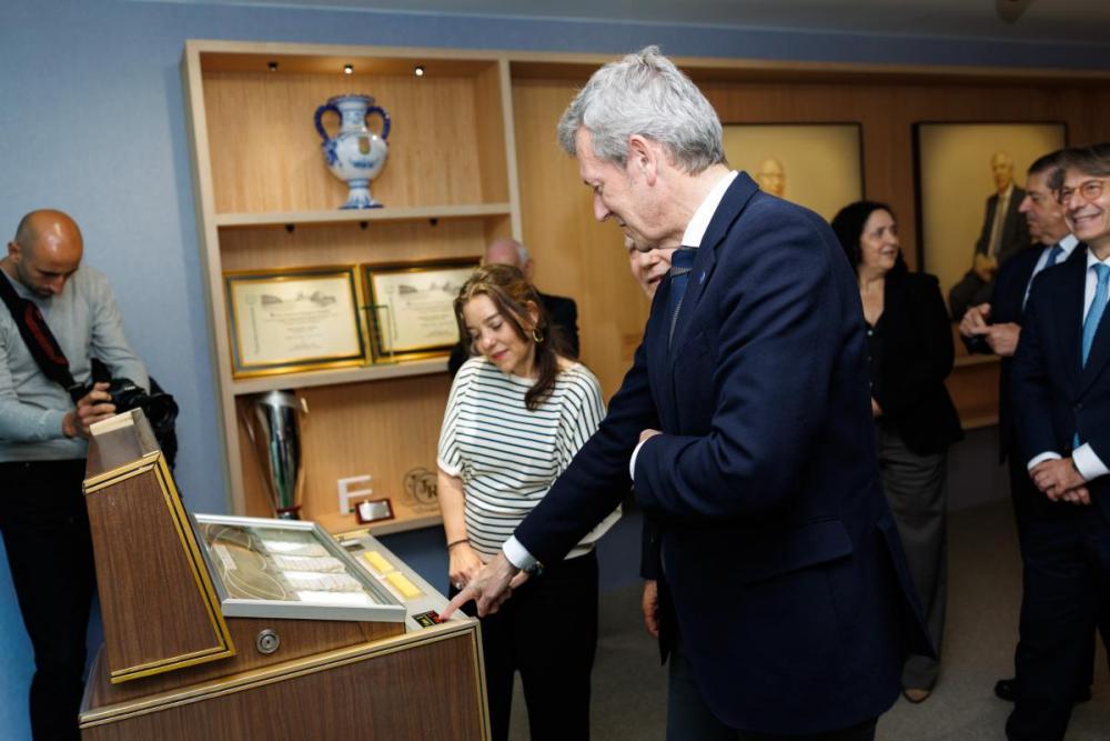 NOTA OFICIAL, VÍDEO Y FOTOS DE LA XUNTA sobre la asistencia de ALFONSO RUEDA a la inauguración de LUCKIA
