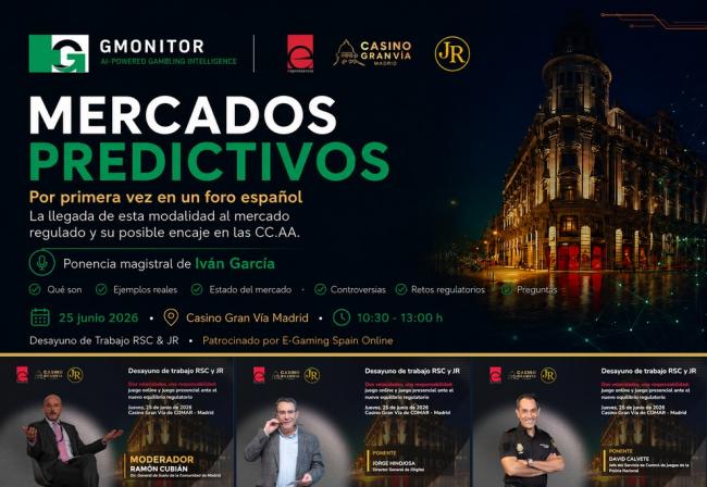 Por primera vez en un foro español los mercados predictivos y el nuevo equilibrio regulatorio entre juego online y presencial