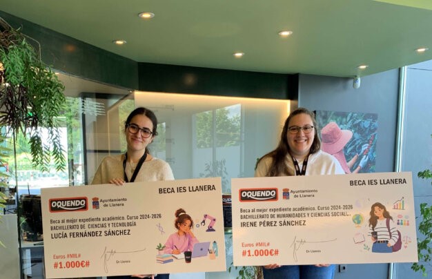  Grupo DC y el Ayuntamiento de Llanera premian a los mejores estudiantes de Bachillerato a través de Cafés Oquendo