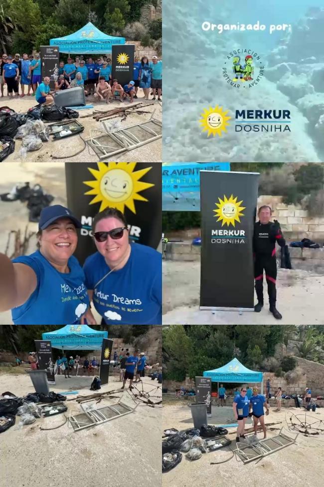  MERKUR DOSNIHA moviliza a su equipo para proteger el litoral de Mallorca