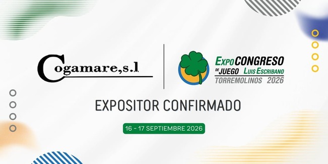 COGAMARE expondrá sus novedades en el ExpoCongreso de Juego