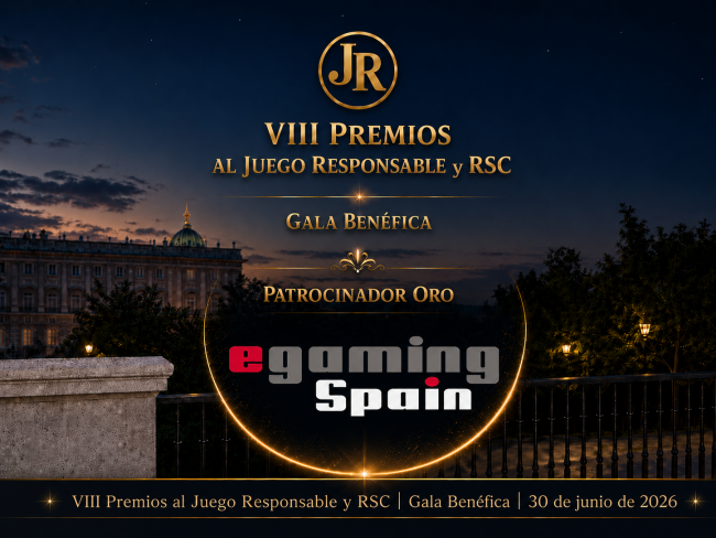 E-Gaming Spain eleva su compromiso como Patrocinador Oro de los VIII Premios al Juego Responsable y RSC