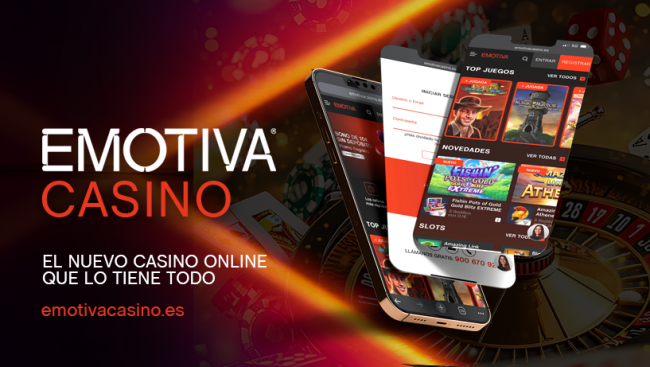 Emotiva da el salto al casino online con EmotivaCasino.es, que triplicará su catálogo e integra una red propia de póker