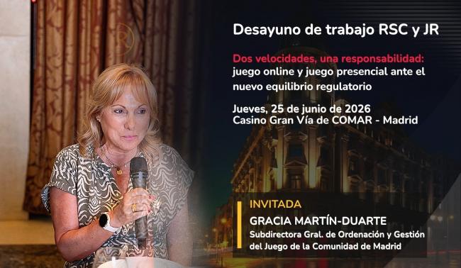 Gracia Martín-Duarte asistirá al Desayuno de Trabajo de RSC