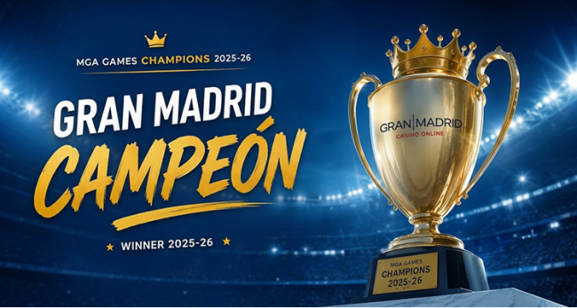 Gran Madrid | Casino Online gana la MGA Games Champions 2025-26