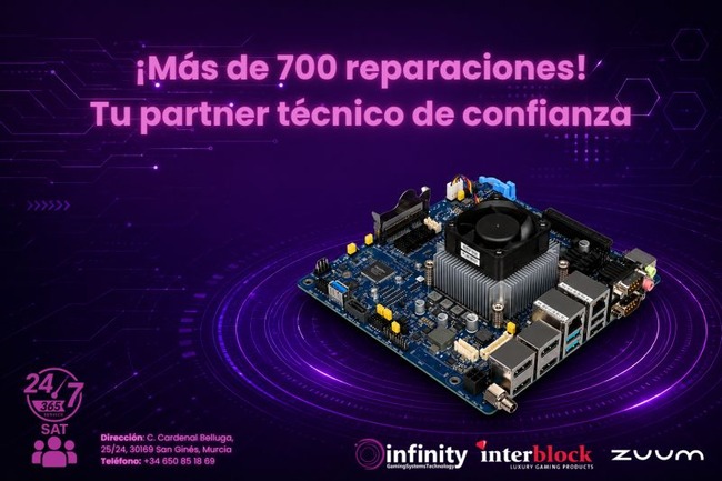 Infinity Gaming optimiza el rendimiento y mantenimiento de las salas de juego