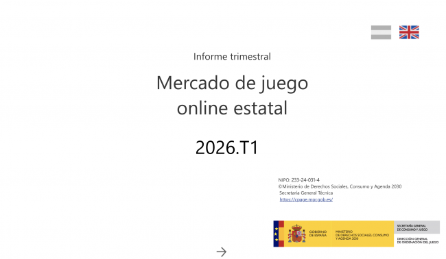 Informe Trimestral DGOJ 1T 2026: El juego online crece un 13,9% en GGR