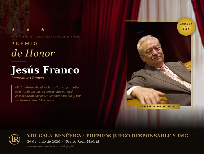 Jesús Franco galardonado con el Premio de Honor de RSC 2026