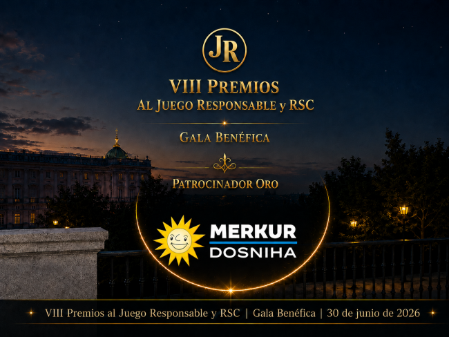 MERKUR DOSNIHA ilumina el Teatro Real como Patrocinador Oro de los VIII Premios al Juego Responsable y RSC