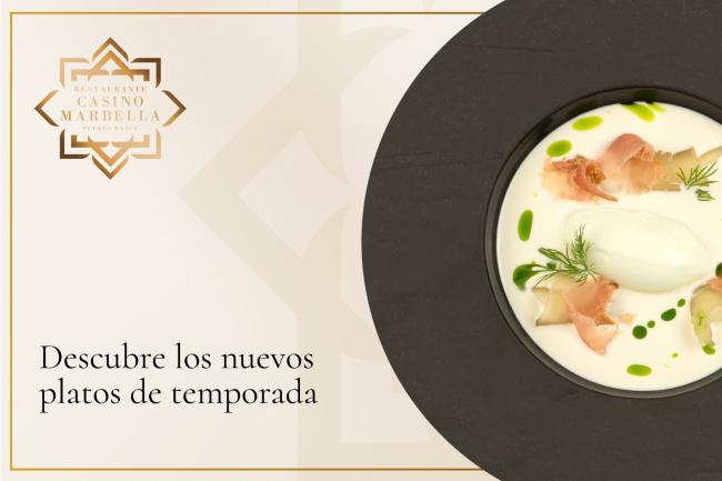 Nueva carta de Restaurante Gastrobar Casino Marbella por Agustín Román