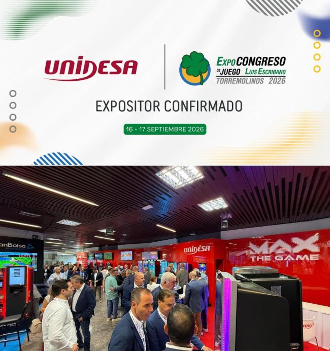 UNIDESA confirma como expositor y patrocinador del ExpoCongreso de Juego