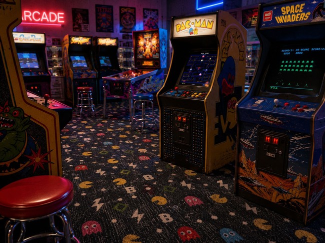  Pac-Man llega a los suelos del casino: Casino Carpets lanza su diseño más atrevido