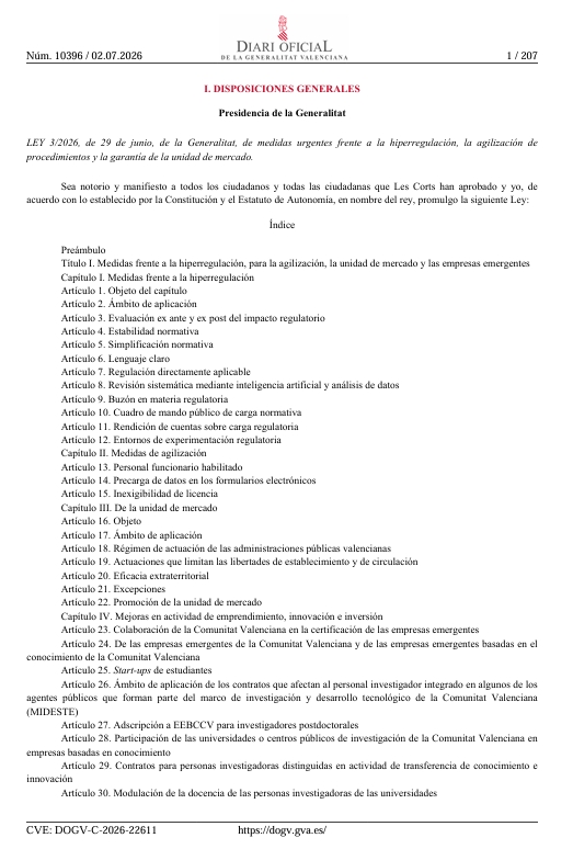 La Generalitat Valenciana regula el acceso a las máquinas slot en la nueva Ley 3/2026.