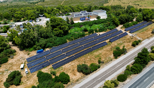  Casino Admiral San Roque da un gran paso hacia la sostenibilidad con una planta solar que evitará 250 toneladas de CO2 al año