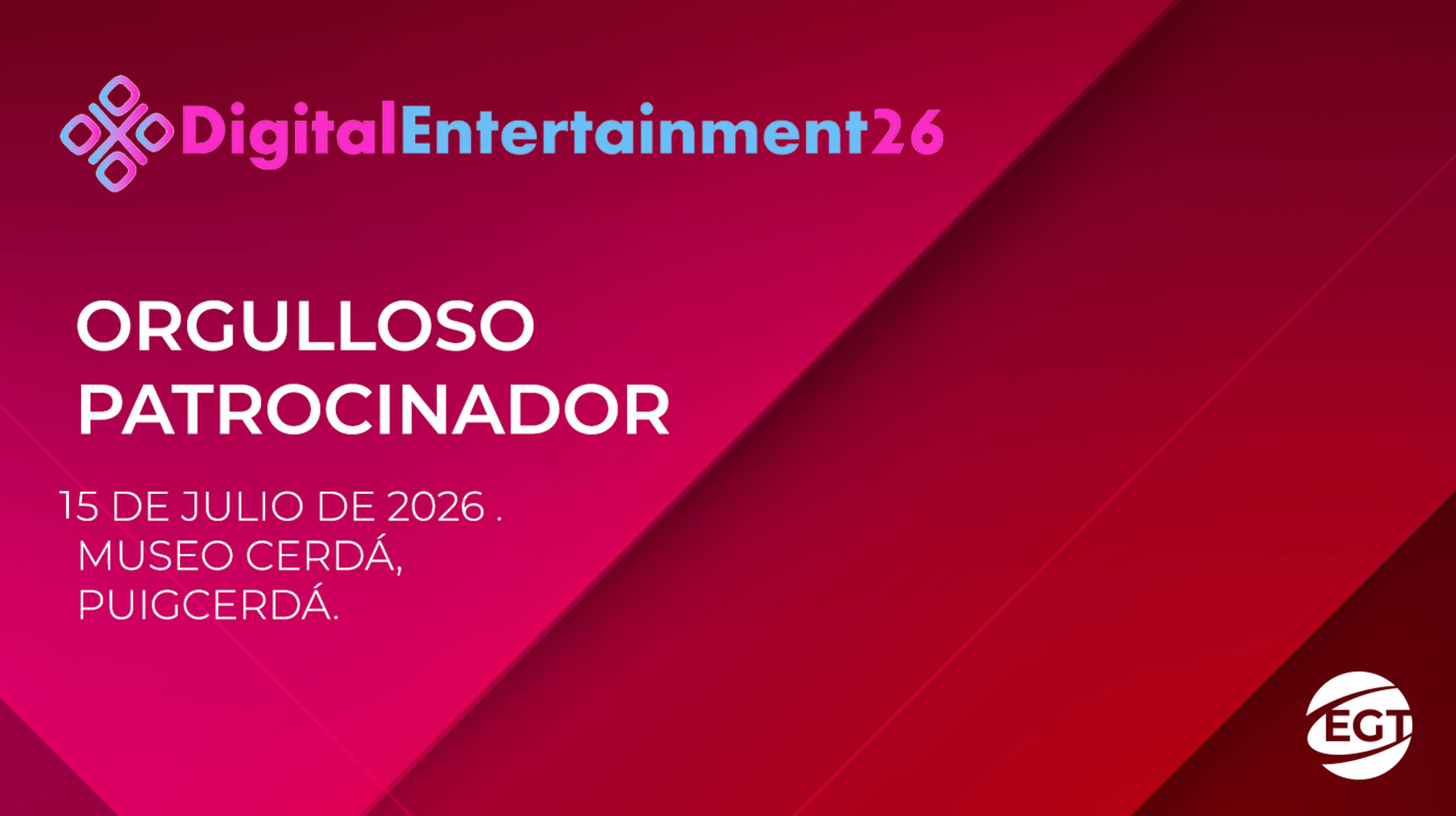 EGT España refuerza su liderazgo en innovación como patrocinador y ponente en el Digital Entertainment Summit 2026