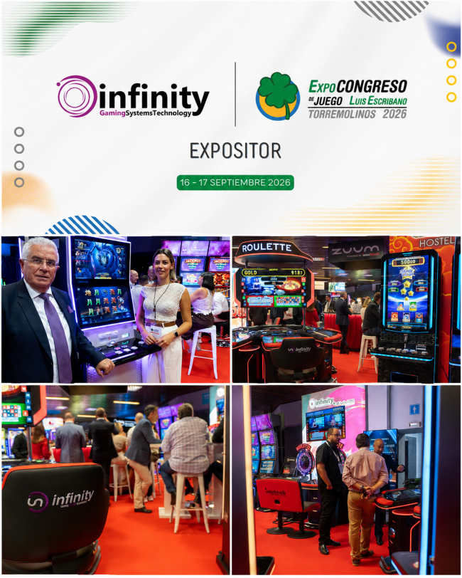 Infinity Gaming se consolida como referente de innovación tecnológica y confirma su participación en el Expo Congreso de Torremolinos 2026