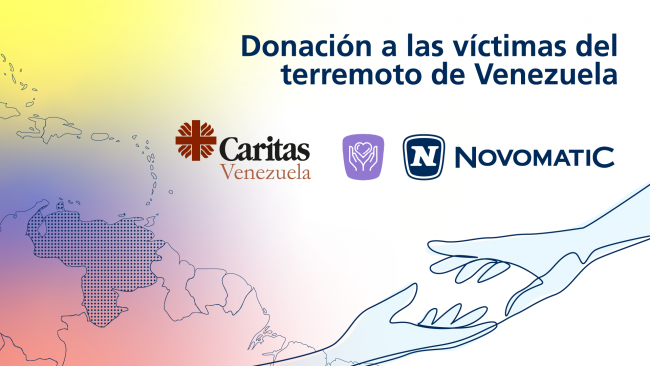 NOVOMATIC Spain abraza al pueblo venezolano con una donación solidaria tras los devastadores terremotos