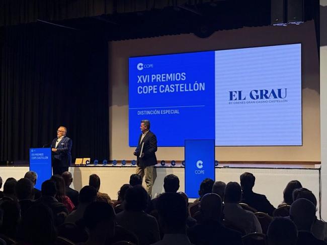 Orenes Gran Casino Castellón, escenario de los XVI Premios COPE Castellón
